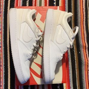 BNIB Nike Priority Low White on White Sneakers